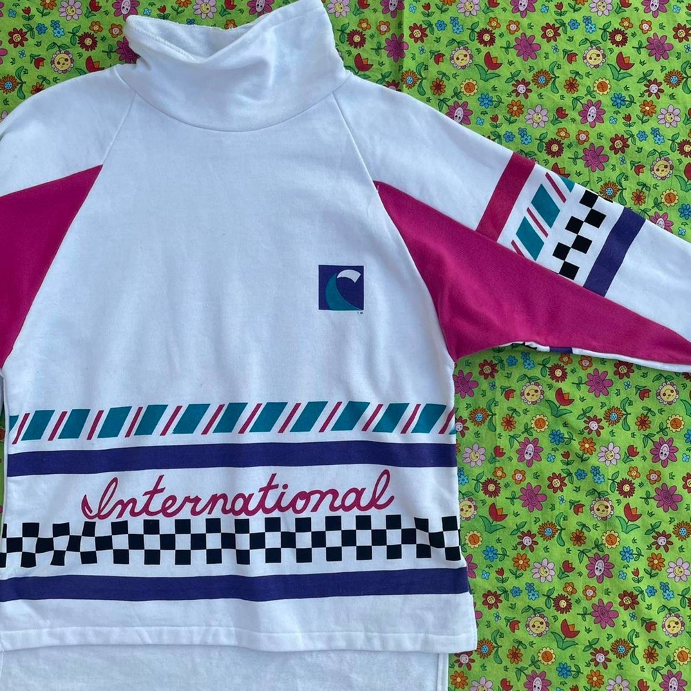 Vintage 80s carters international racer Pullover Sweatshirt